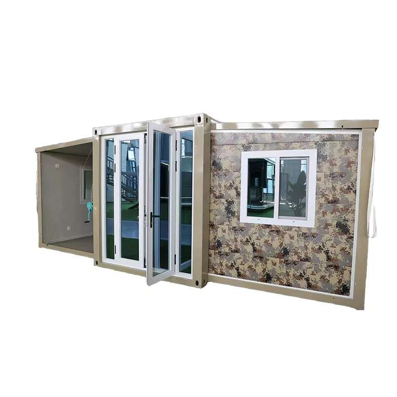 Foam insulation expandable house