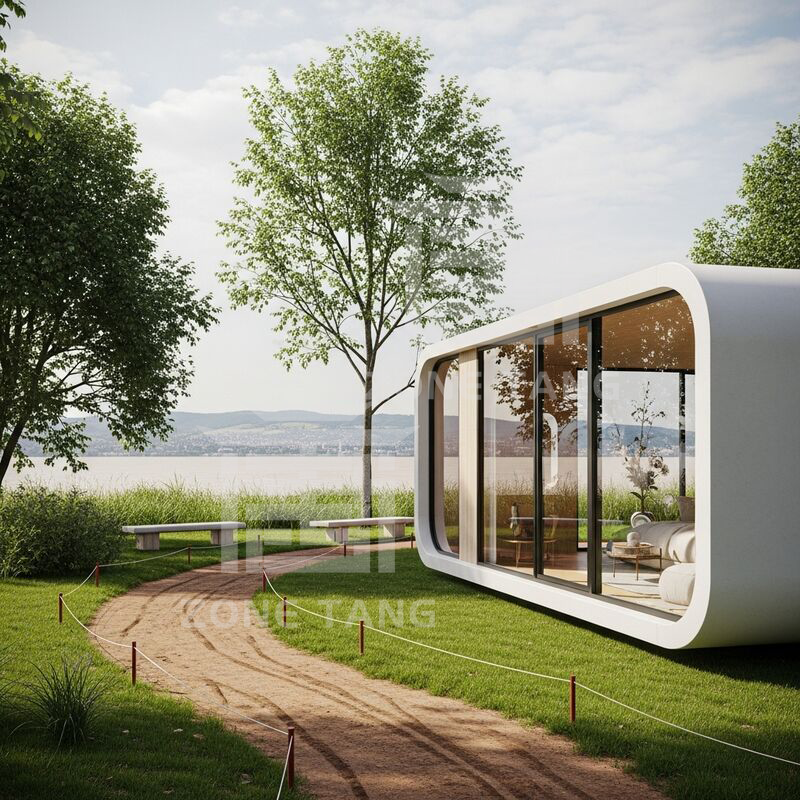 Space Optimized Apple Capsule Home Tiny Modular Living