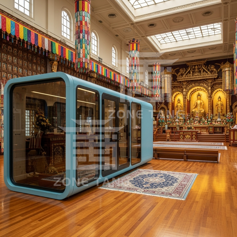 Space Capsule Prefab House Apple Capsule House Snack Streets