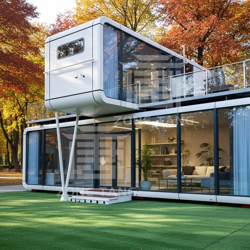 Apple Capsule House Villa House Capsule Housing Villa Houses