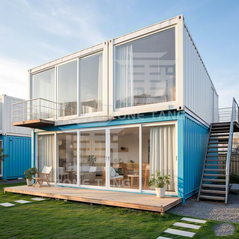 Wind Resistant Container House Modular Stable Structure Outdoor Living