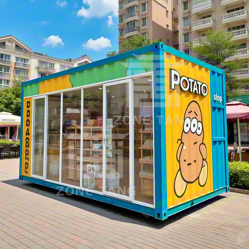 Canteen Container House Modular Dining Space Design Outdoor Catering Solution