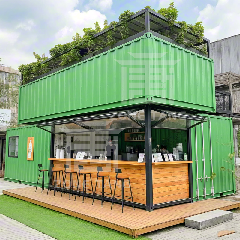 Commercial Container House Modular Food Shop Design Mobile Business Space